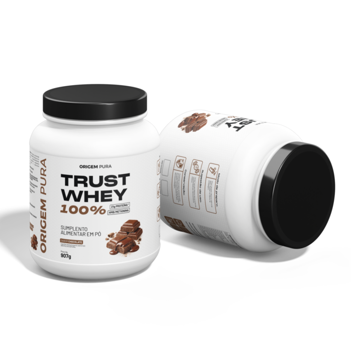 TRUST WHEY 100% - SABOR CHOCOLATE 907g