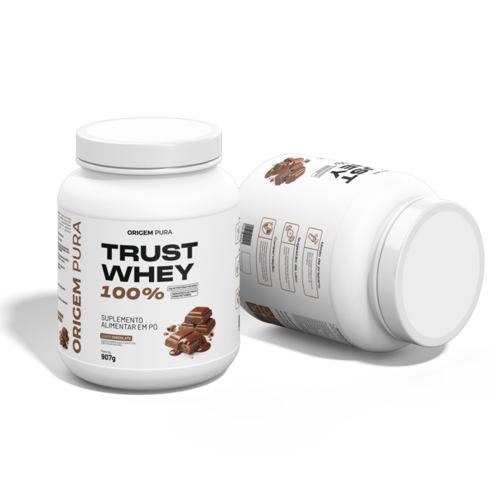 TRUST WHEY 100% - SABOR CHOCOLATE 907g